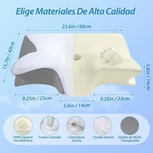 Almohada Cervical Espuma Viscoelástica - GadgetEUW