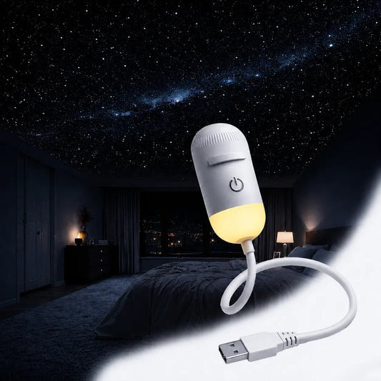 Proyector de Galaxia y Luz Nocturna 2 en 1 USB - GadgetEUW