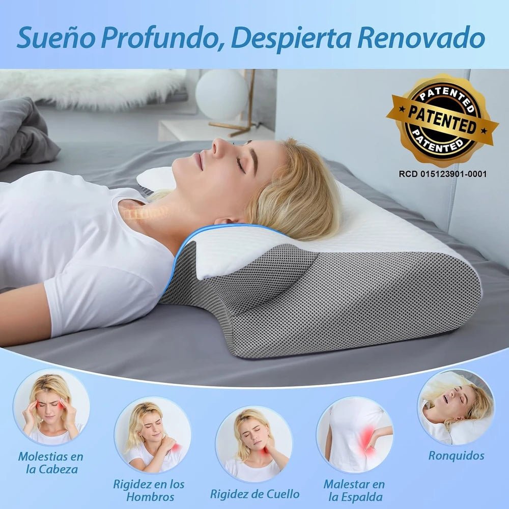 Almohada Cervical Espuma Viscoelástica - GadgetEUW