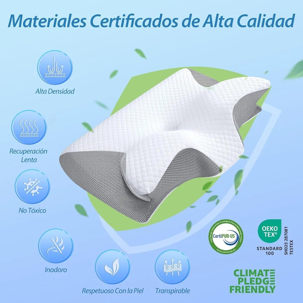 Almohada Cervical Espuma Viscoelástica - GadgetEUW
