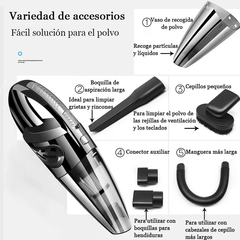 Aspiradora Portátil Inalámbrica - GadgetEUW