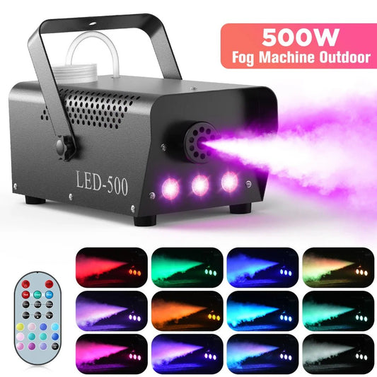 Maquina de Humo LED RGB - GadgetEUW