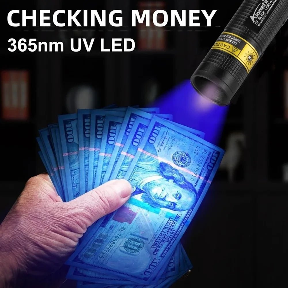 Mini Linterna UV Recargable - GadgetEUW