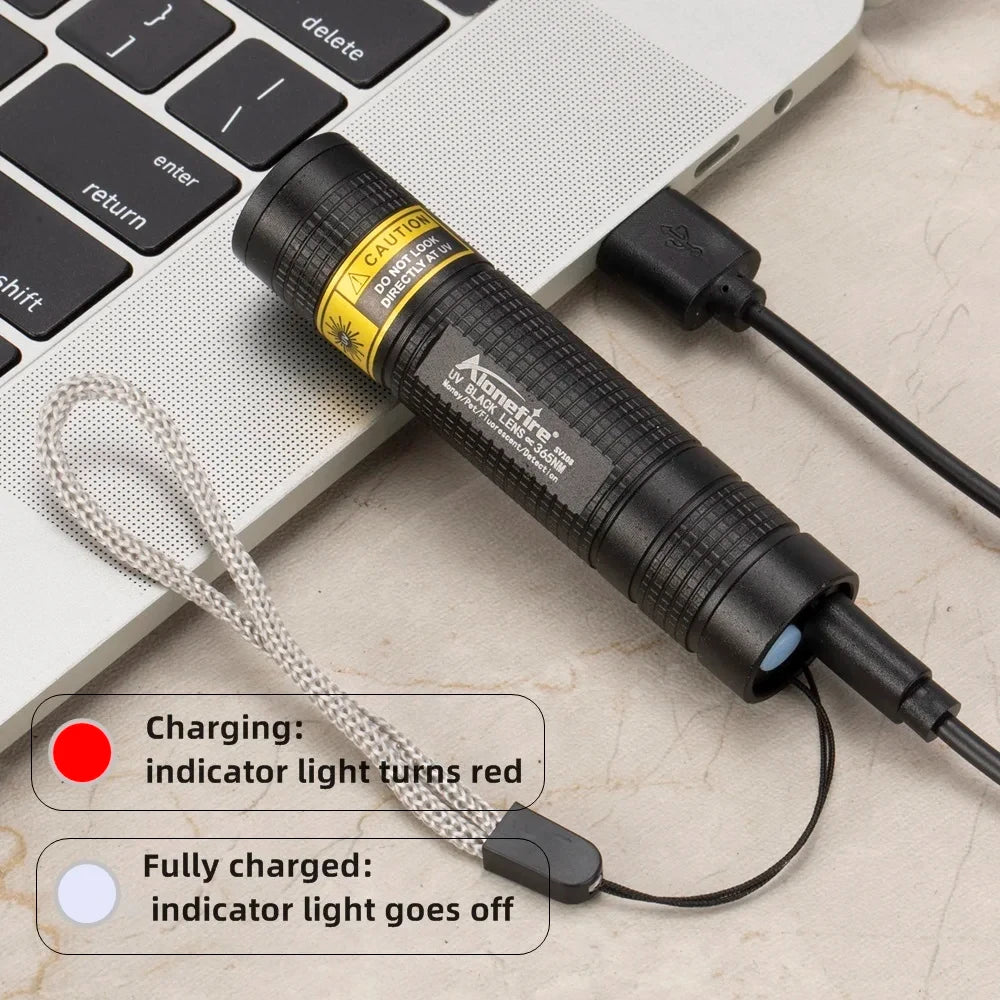 Mini Linterna UV Recargable - GadgetEUW