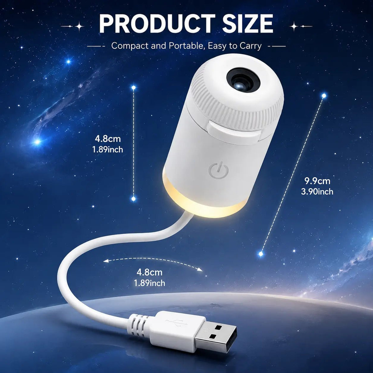 Proyector de Galaxia y Luz Nocturna 2 en 1 USB - GadgetEUW